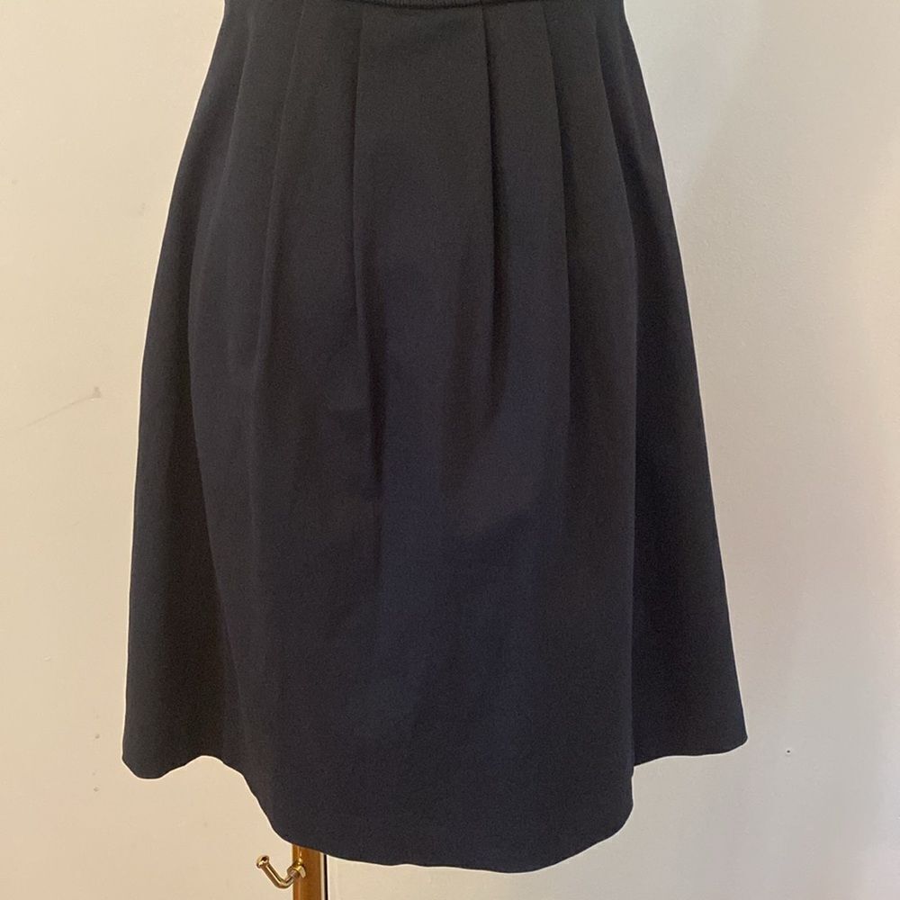 Anthropologie Moulinette Soeurs Navy Embroidered Perennial Mini Dress Size 2 - Picture 8 of 13